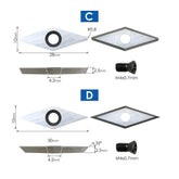 Cutter Inserts Set Woodturning Tools-TI00199-Veeddydropshipping
